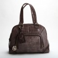 Lancel Mademoiselle Adjani Sacs Veau Faon Croco Purple